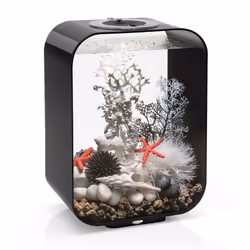 BiOrb LIFE 15L Black Aquarium Fish Tank with Multi Colour LED Lighting