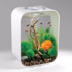BiOrb LIFE 15L White Aquarium Fish Tank with Multi Colour LED Lighting