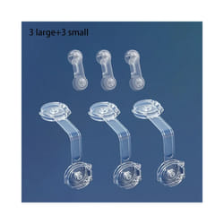 6pcs Baby Cabinet Locks Child Anti Opening Refrigerator Lock - TD1131-3A-3B