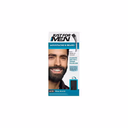 Just for men Moustache & Beard Real Black Dye , Eliminates Grey for a Thicker & Fuller Look â M55