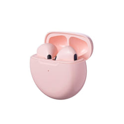 Air Pro 6 TWS Wireless Headphones with Mic Fone Bluetooth Earphones Sport - Pink Earbuds