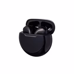 Air Pro 6 TWS Wireless Headphones with Mic Fone Bluetooth Earphones Sport - Black Earbuds