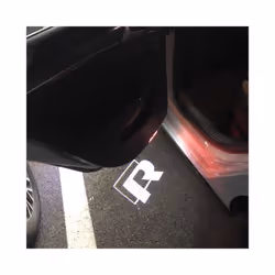 LED Car Door Logo Ghost Shadow Projector Light For VW Golf 5 6 7 MK5 MK6 - R