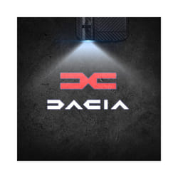 For DC Emblem Dacia Lodgy 2 Mcv Sandero Duster Car Door Light Welcome