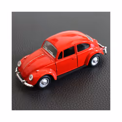 2023 Newest Arrival Retro Vintage Beetle Diecast Pull Back Car Model Toy - Red