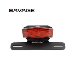 Motorcycle Tail Tidy Fender Eliminator License Plate Holder & The Led Brake Lights For Kawasaki Klx125 D-tracker Accessories - Fender Eliminator - Red