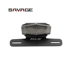 Motorcycle Tail Tidy Fender Eliminator License Plate Holder & The Led Brake Lights For Kawasaki Klx125 D-tracker Accessories - Fender Eliminat - Smoke