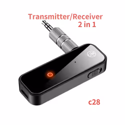 Bluetooth 5.0 Transmitter Receiver 2 in1 Jack Wireless Adapter 3.5mm Audio