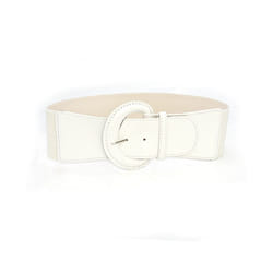 Women Luxury Waist Belts For Dress Pu Patent Leather Elastic Band Waist