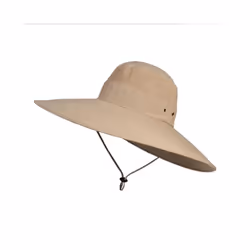 Summer Wide Large Brim Men Fisherman Hat Waterproof UV Protection Sun - 60-62cm, Khaki
