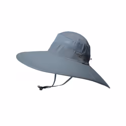 Summer Wide Large Brim Men Fisherman Hat Waterproof UV Protection Sun - 60-62cm, Dark grey
