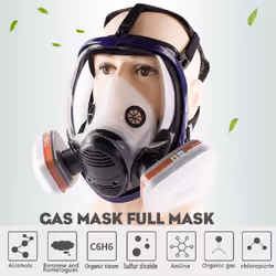 21 in 1 Chemical Gas Mask Chemical Biological Radioactive Contamination Self-priming Full Face Mask Gas Mask