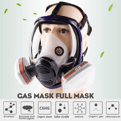 21 in 1 Chemical Gas Mask Chemical Biological Radioactive Contamination Self-priming Full Face Mask Gas Mask