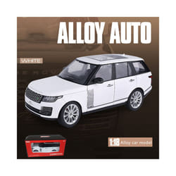 1:18 Simulation Large Land Rover Range Rover Alloy Car Model Sound And - White with box