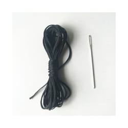 5 PCS/Lot  DIY Hand stitch the needle and thread for steering wheel cover - Black