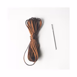 5 PCS/Lot  DIY Hand stitch the needle and thread for steering wheel cover - cofffee