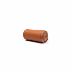 Car Steering Wheel Cover Non-Slip Soft Artificial leather 38cm With Needles - Brown Thread
