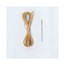 Leather Car Steering Wheel Cover Car Braid On The Steering Wheel 38 cm - Beige
