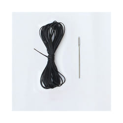 Leather Car Steering Wheel Cover Car Braid On The Steering Wheel 38 cm - Black