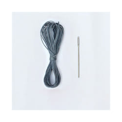 Leather Car Steering Wheel Cover Car Braid On The Steering Wheel 38 cm - Grey
