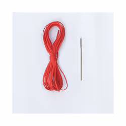 Leather Car Steering Wheel Cover Car Braid On The Steering Wheel 38 cm - Red