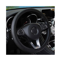 37-39cm Steering Wheel Cover Braid On The Steering Wheel Cover Cubre Volante - black
