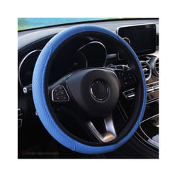 37-39cm Steering Wheel Cover Braid On The Steering Wheel Cover Cubre Volante - Blue