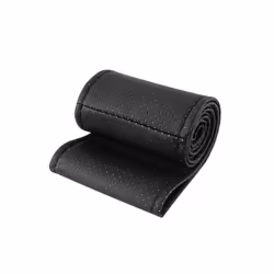 Car Steering Wheel Braid Cover Needles And Thread Artificial Leather Car - black wire