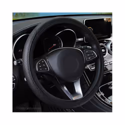 Automobile universal steering wheel cover non-slip car steering wheel - Black