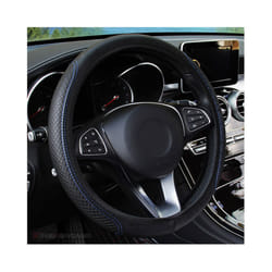Automobile universal steering wheel cover non-slip car steering wheel - black blue