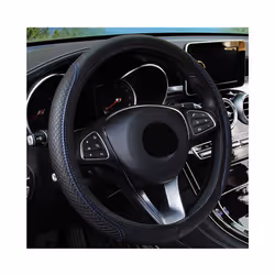 Automobile universal steering wheel cover non-slip car steering wheel - Black red