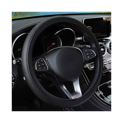 37-39cm Car Steering Wheel Cover Skidproof Auto Steering- Wheel Cover - Black