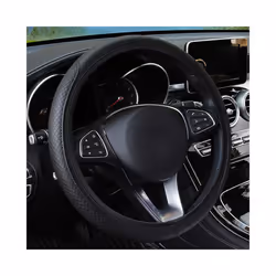 37-39cm Car Steering Wheel Cover Skidproof Auto Steering- Wheel Cover - Black