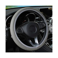 37-39cm Car Steering Wheel Cover Skidproof Auto Steering- Wheel Cover - Gray