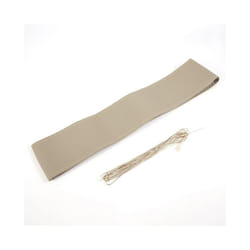 Car Steering Wheel Braid Cover Needles And Thread Artificial Leather Car - Beige Thread