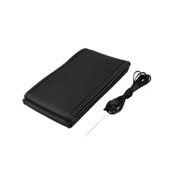 Car Steering Wheel Braid Cover Needles And Thread Artificial Leather Car - Black Thread