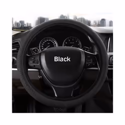 Universal Car Steering Wheel Cover Skidproof Auto Steering- Wheel Cover - Black