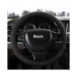 Universal Car Steering Wheel Cover Skidproof Auto Steering- Wheel Cover - Black