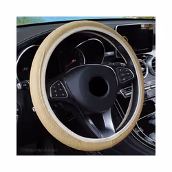 Car Steering Wheel Cover Braid on The Steering Wheel Cover Cubre Volante - Q10231-Beige