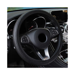 Car Steering Wheel Cover Braid on The Steering Wheel Cover Cubre Volante - Q10235-Black