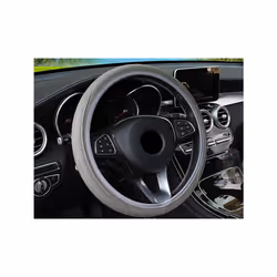 Car Steering Wheel Cover Braid on The Steering Wheel Cover Cubre Volante - Q10236-Grey