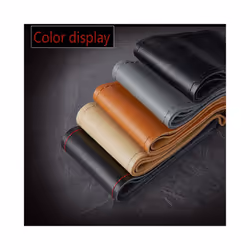 40CM 42CM 45CM 47CM 50CM Car Truck Extra Large Artificial Leather Steering - 42CM  Black