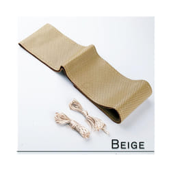 38cm 15inch Car Steering Wheel Braid Cover Artificial leather Needles - B-BEIGE
