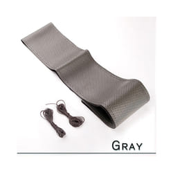 38cm 15inch Car Steering Wheel Braid Cover Artificial leather Needles - B-GRAY