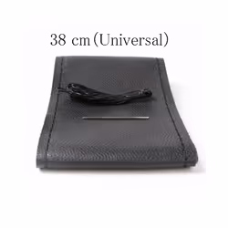 Car steering wheel cover Diameter 36cm 38cm 40cm /Whole Supply Do Not - Black Thread 38 cm