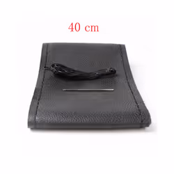 Car steering wheel cover Diameter 36cm 38cm 40cm /Whole Supply Do Not - Black Thread 40cm