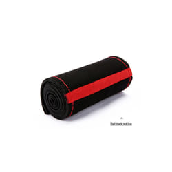 Black Suede Braid On Steering Wheel Car Steering Wheel Cover Diameter - RedMarkRedThread