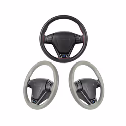 15 inch/38 cm PU Leather Car Steering Wheel Cover Anti-slip CAR Steering-Wheel - Beige