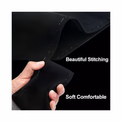 Flocking Leather Car Steering Wheel Cover Stitch Universal 38cm Car Wheel - CA248-R