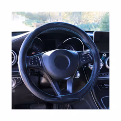 Super anti-wear Car Steering Wheel Covers/Universal 38cm Three-dimensional - Blue